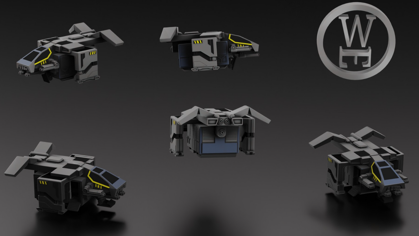 Voidship troopers Sickle Dropship