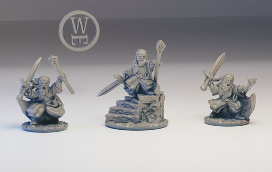 White Tree White Wizard 10mm (Warmaster scale)