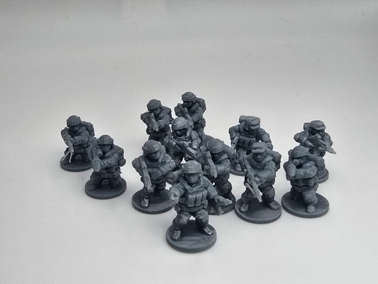German Infantry Squad (+15mm scale)