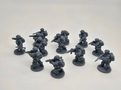 German Infantry Squad (+15mm scale)