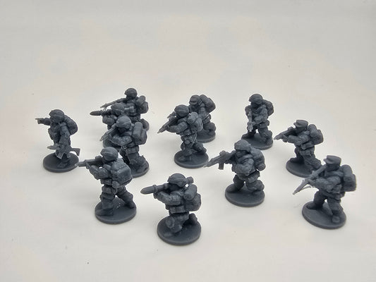 German Infantry Squad (+15mm scale)