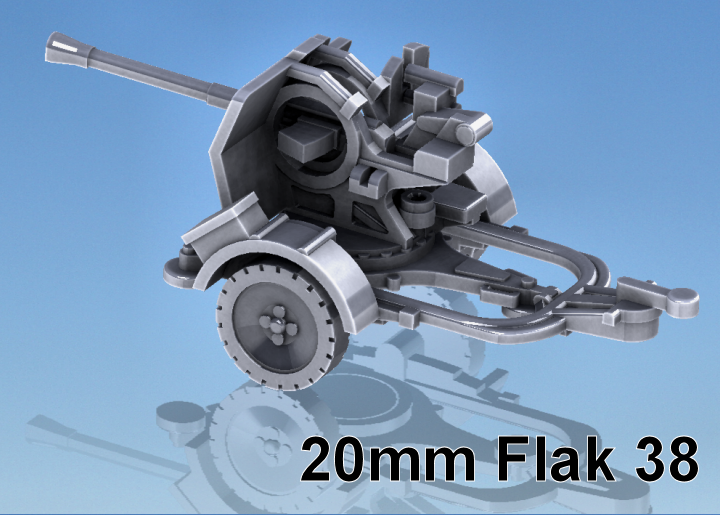 20mm Flak 38 gezogen