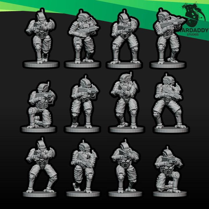 Combat Bots (+15mm scale)