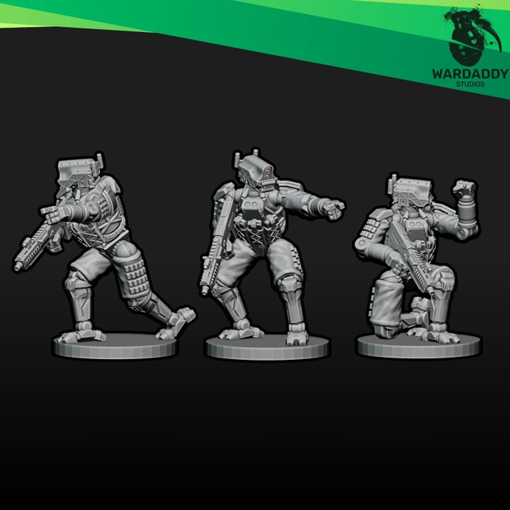 Combat Bots (+15mm scale)