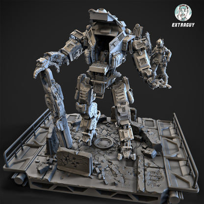 Big particle robot mech
