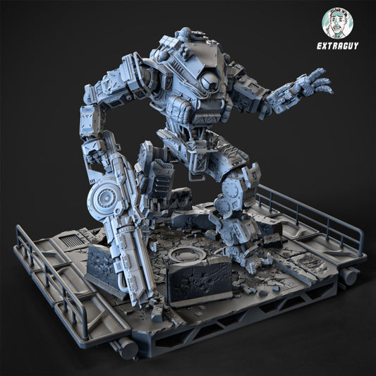 Big particle robot mech