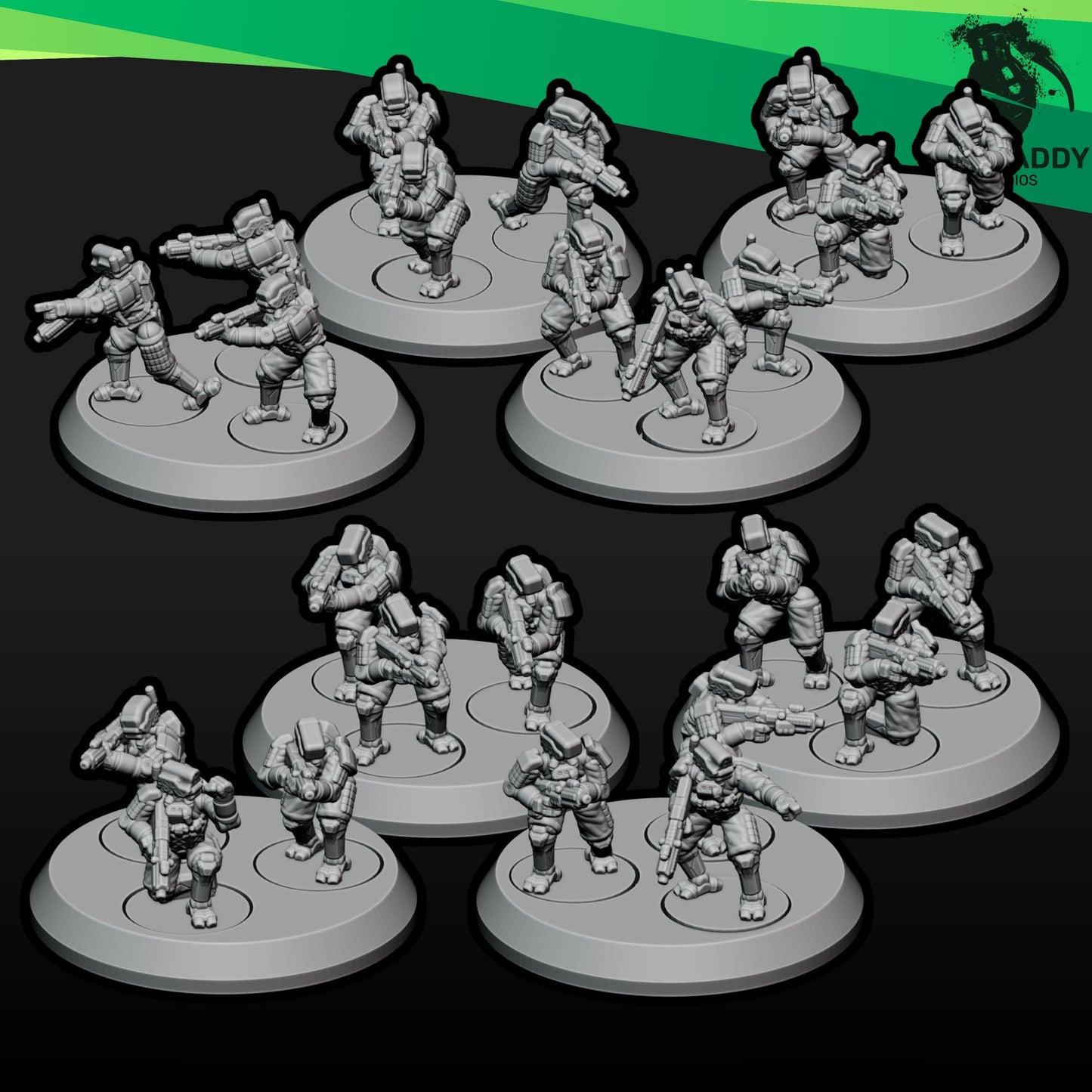 Combat Bots (+10mm scale)