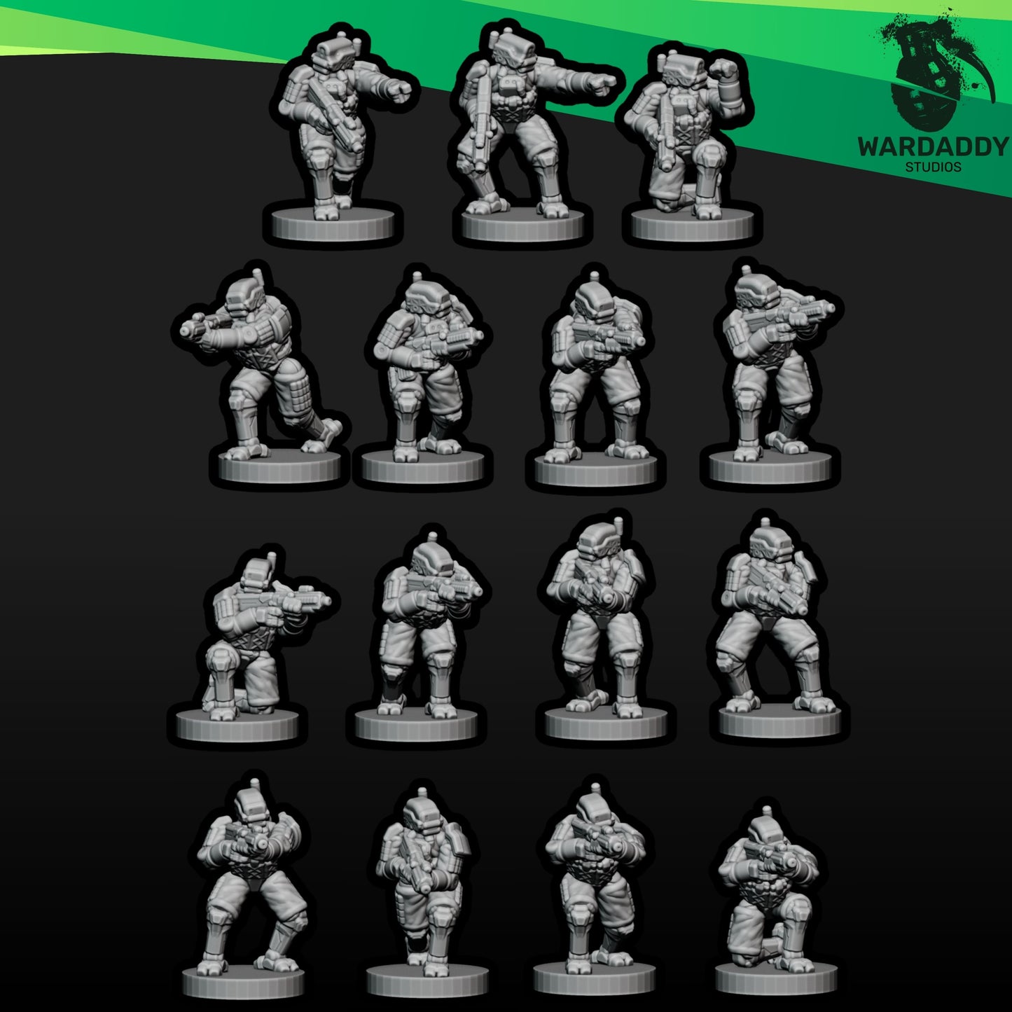 Combat Bots (+10mm scale)