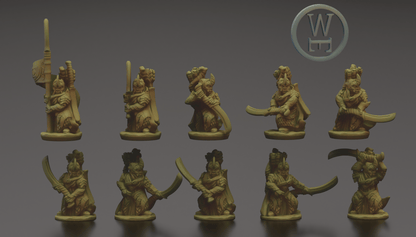 Lothrolas Galahad Guards 10mm (Warmaster scale)