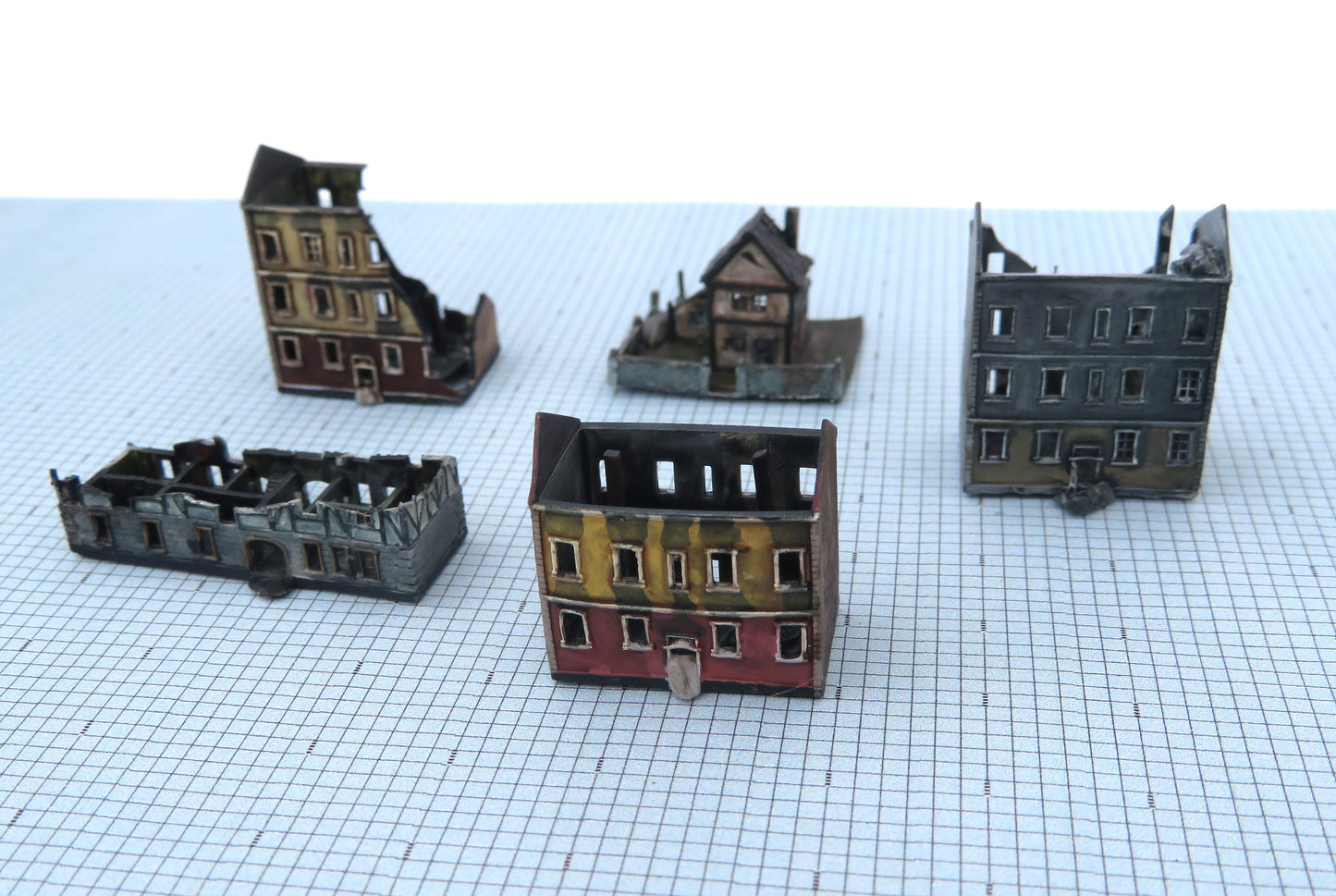 Destroyed buildings pack