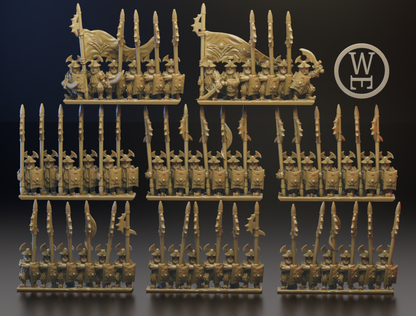 Morghei Eastern Dragon Mercenaries 10mm (Warmaster scale)