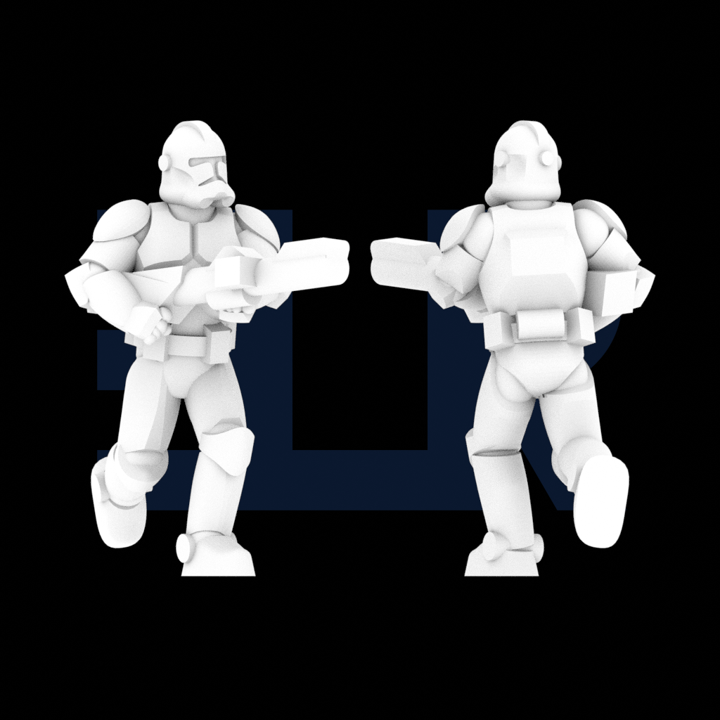 Custom Order 60 Phase 2 Clones from ELR minis