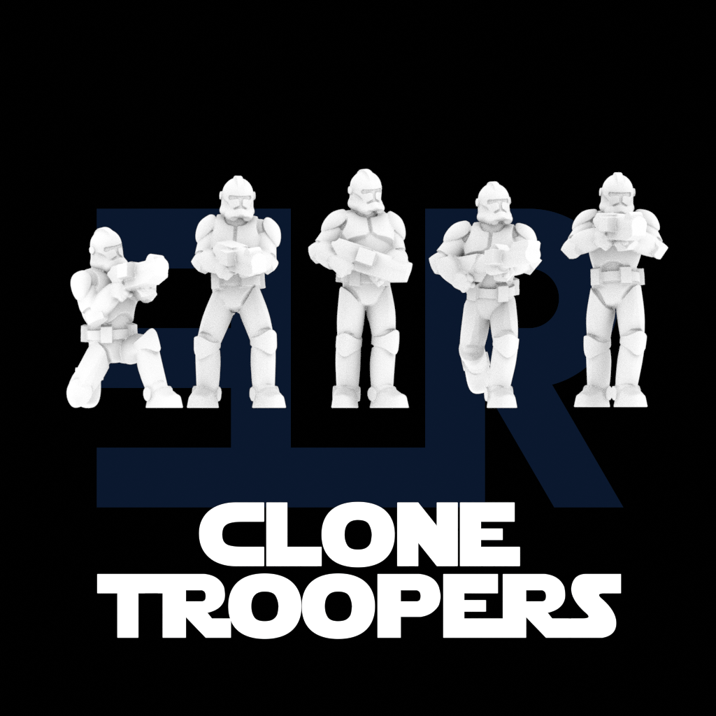Custom Order 60 Phase 2 Clones from ELR minis