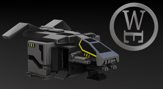 Voidship troopers Sickle Dropship