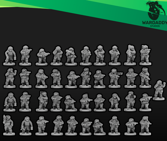 Modern Nato infantry collection (+10mm scale)