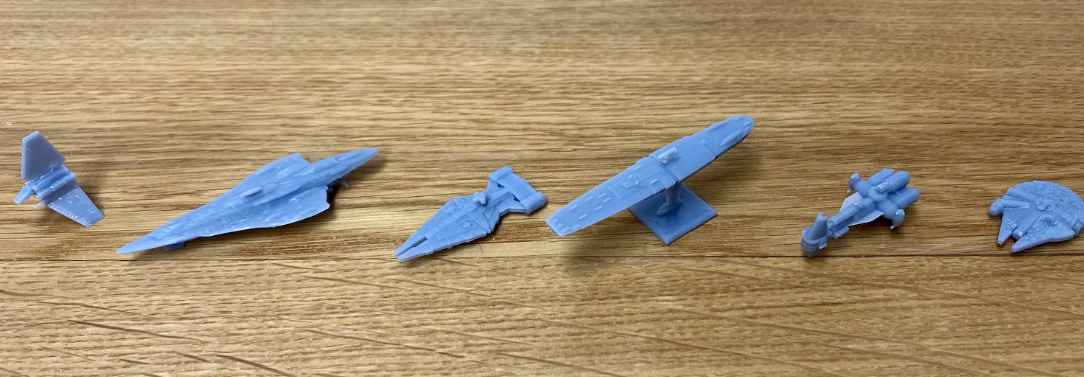 Star Wars Rebellion "WIDER FRONT LINES fan expansion" ship and troop set