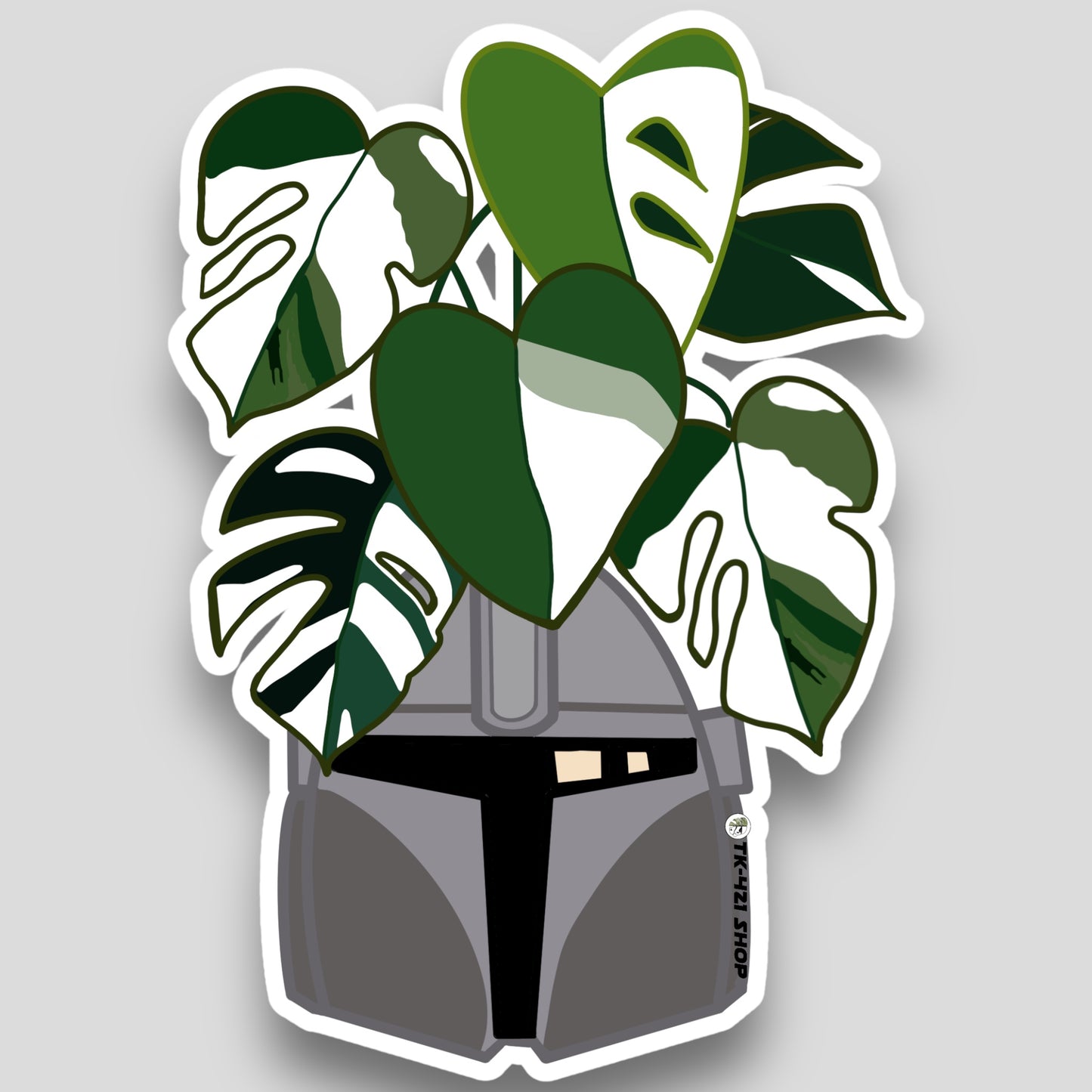 Star Wars themed plant or medical stickers