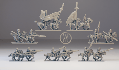 White Tree knights 10mm (Warmaster scale)
