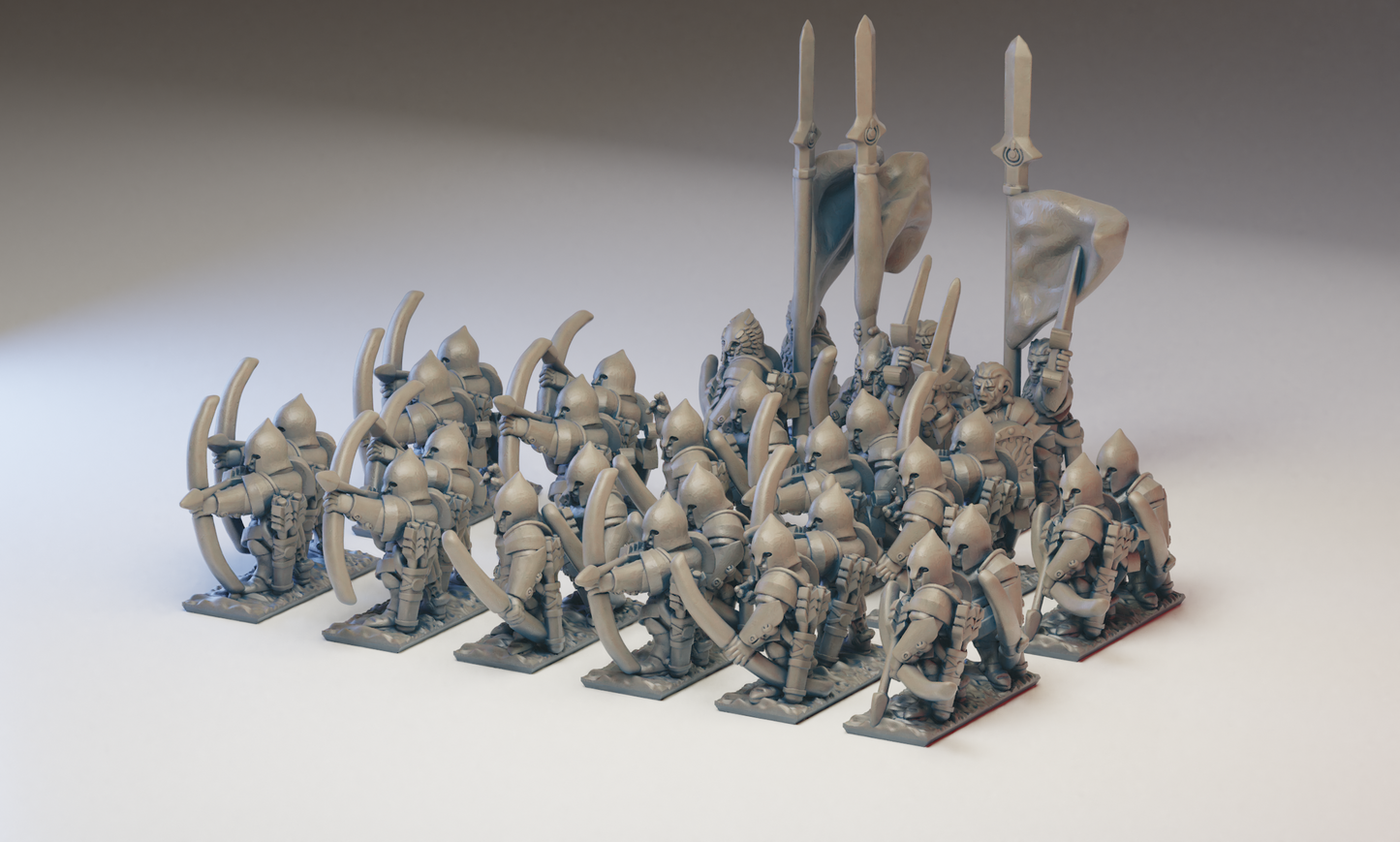 White Tree archers 10mm (Warmaster scale)