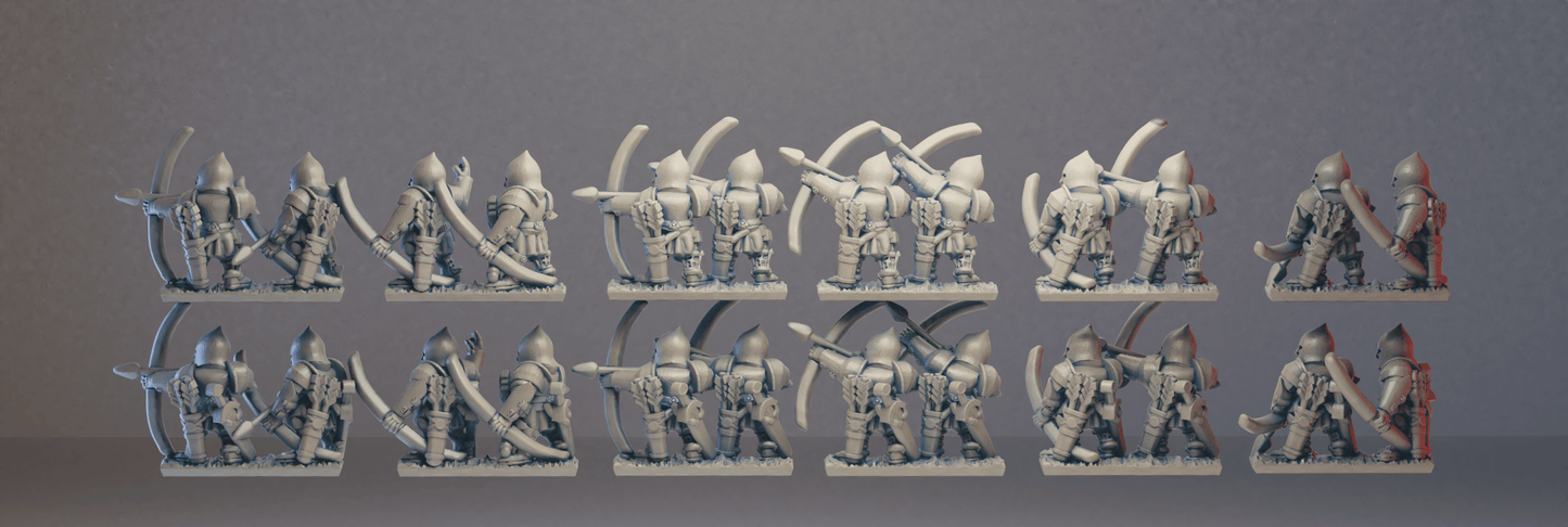 White Tree archers 10mm (Warmaster scale)