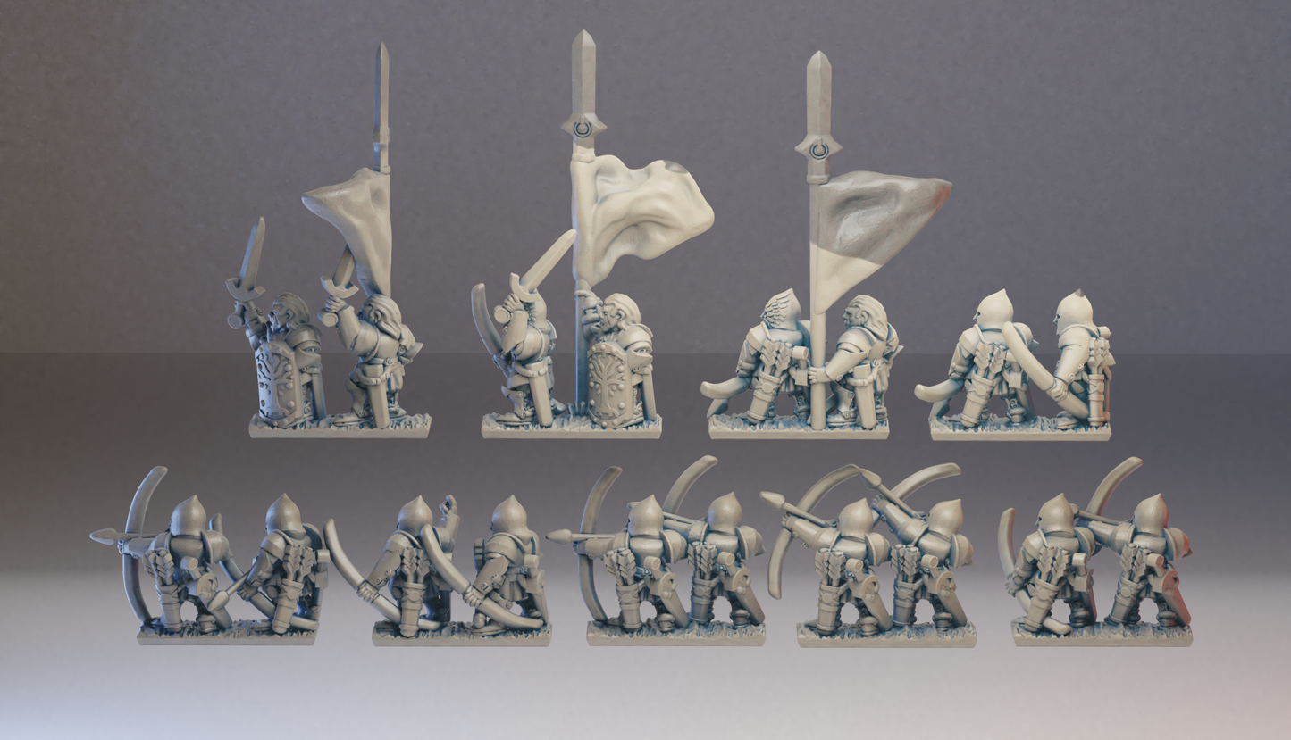 White Tree archers 10mm (Warmaster scale)