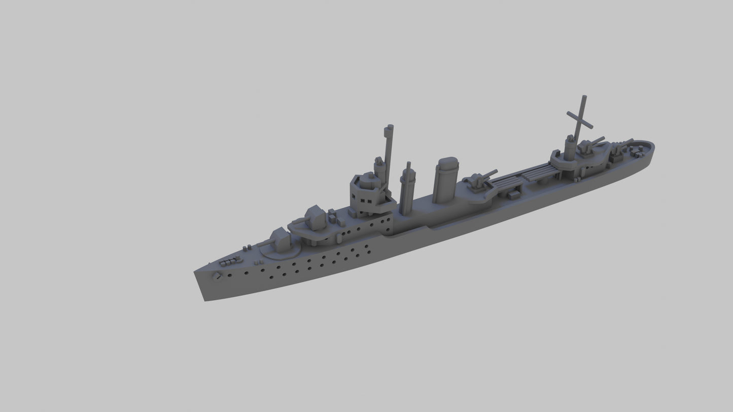 3x Farragut class destroyer